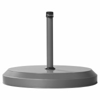 Stojan na slnečník - betónový 20 kg strieborný