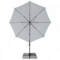 RAVENNA 330 cm - veľký záhradný výkyvný slnečník s bočnou tyčou