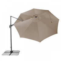 RAVENNA 330 cm - veľký záhradný výkyvný slnečník s bočnou tyčou