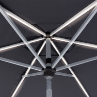 ACTIVE 300 cm - naklápací slnečník s LED osvetlením