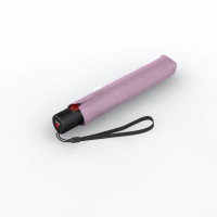 KNIRPS US.050 ROSE WITH BLACK - ľahký dámsky skladací plochý dáždnik