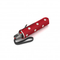 Knirps T.200 Dot Art Red - elegantný dámsky plne automatický dáždnik