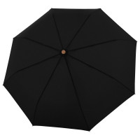 NATURE MINI Simple Black - EKO dáždnik| Doppler CZ