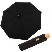 NATURE MINI Simple Black - EKO dáždnik| Doppler CZ