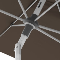 EXPERT 220 x 140 cm - slnečník s automatickým naklápaním kľučkou