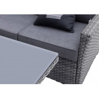 HAVANNA COMBI - záhradné rohové ratanové sedenie