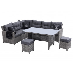 HAVANNA COMBI - záhradné rohové ratanové sedenie