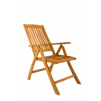 TAMAN DORSET - záhradné polohovateľné teakové kreslo FSC®