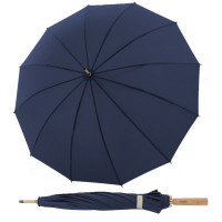 NATURE LONG BAMBOO DEEP BLUE - EKO dáždnik