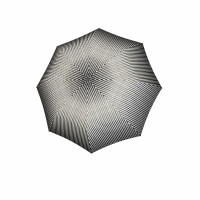Fiber Flex AC Black & White Traced - dámsky holový vystreľovací dáždnik