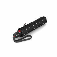 KNIRPS T.200 Kelly Black - elegantný plne automatický dáždnik