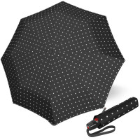 KNIRPS T.200 Kelly Black - elegantný plne automatický dáždnik