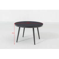 Melia LIKA-TEX® antracit - luxusné záhradné sedenie