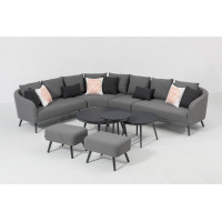 Melia LIKA-TEX® sivá - luxusné záhradné sedenie