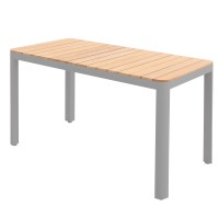 EXPERT PLUS AVERSA TEAK - 6-dielna hliníková jedálenská súprava