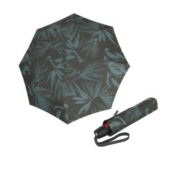 KNIRPS T.200 Medium Duomatic Botany oliv - elegantný plne automatický dáždnik