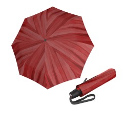 KNIRPS T.200 Medium Duomatic Soft Scarlet - elegantný plne automatický dáždnik