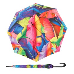 KNIRPS T.760 Palm Multicolor - elegantný hoľový vystreľovací dáždnik