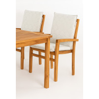 TAMAN 9 - záhradné stohovacie kreslo z teakového dreva FSC®