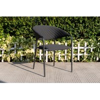 Melia LIKA-TEX® sivé - luxusné záhradné kreslo