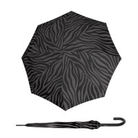 KNIRPS A.760 STICK AUTOMATIC Zebra Black - elegantný holový vystreľovací dáždnik