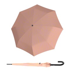 KNIRPS A.760 STICK AUTOMATIC Zebra Peach - elegantný holový vystreľovací dáždnik