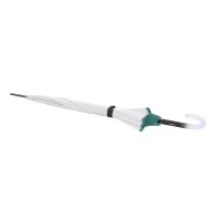 Knirps C.760 Stick Transparent Stardust Agave - dámsky priehľadný holový dáždnik